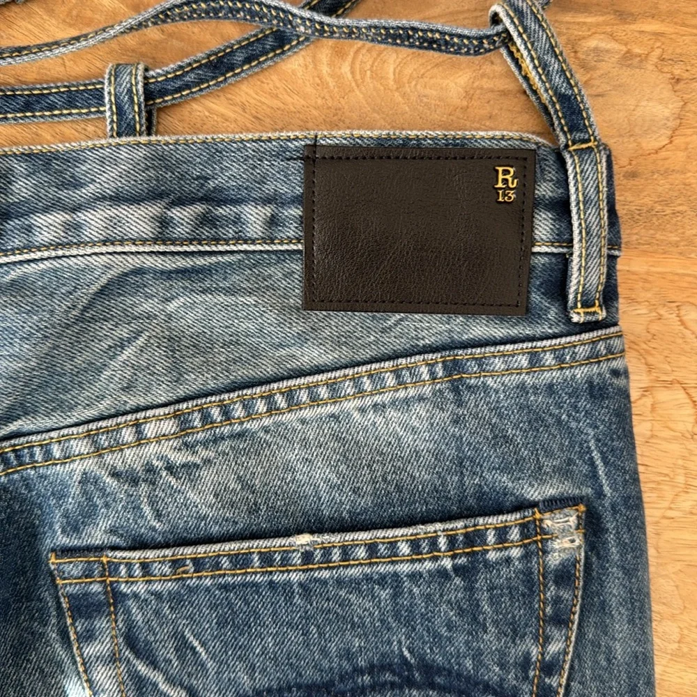 NWT R13 Ollie Straight Leg Jeans Size 26 - Picture 9 of 14